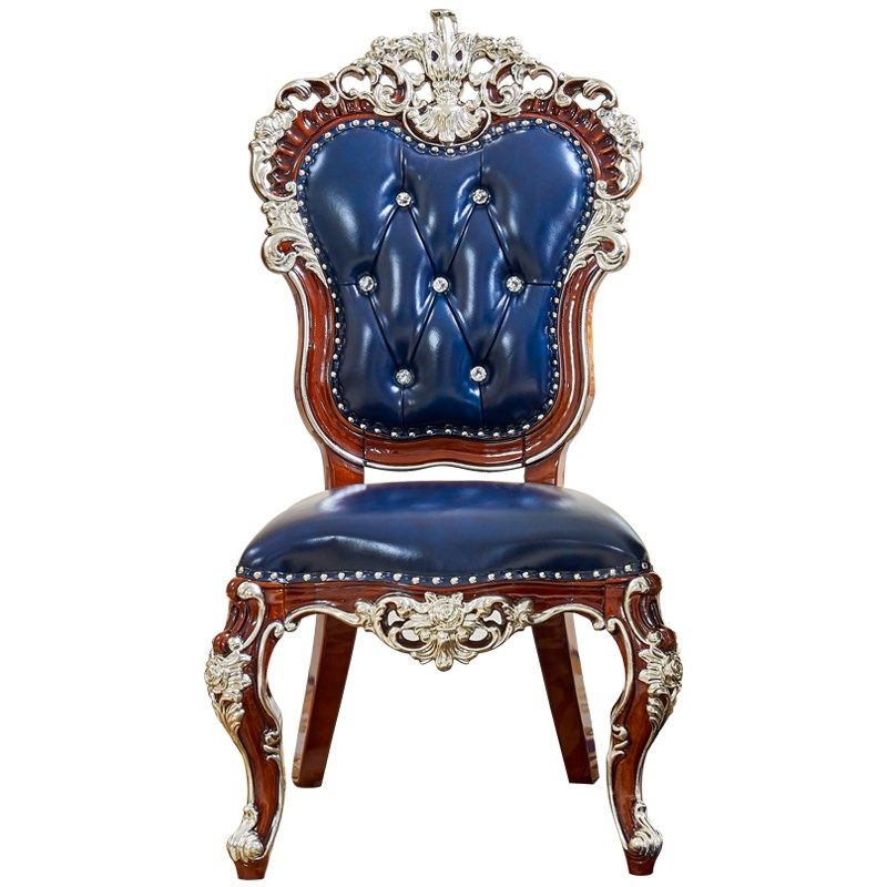 欧式实木餐椅美式别墅餐厅家用靠背椅餐椅复古扶手椅靠背书房椅子,住宅家具,餐椅,淘宝优惠券,粉丝福利购,淘宝优惠卷