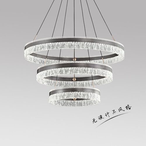 意式轻奢客厅吊灯大厅主灯高级感大气中山灯具全屋2024年新款套餐