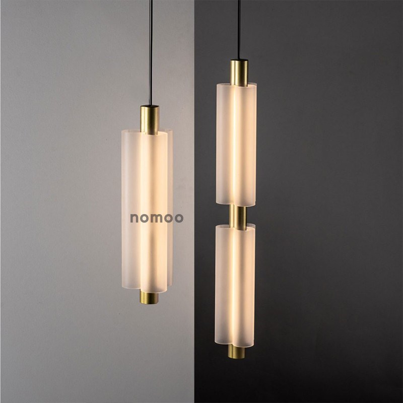 极简长条餐厅客厅卧室床头灯现代简约北欧样板间装饰床头柜吊灯