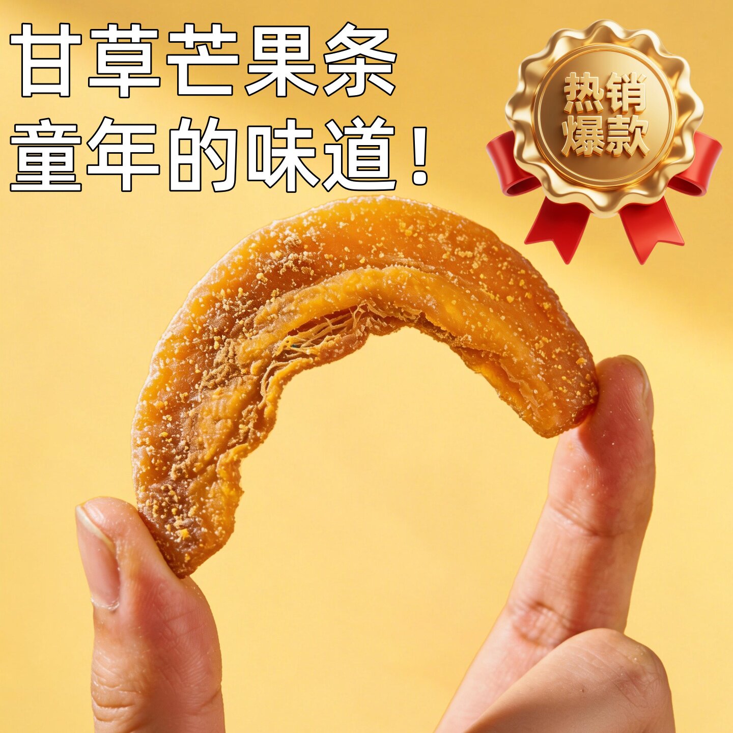 童年味道甘草芒果干咸味酸甜芒果干九制盐津奶油芒正品官方旗舰店