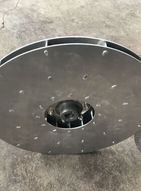 铝镁合金叶轮AYF8-100-0.75汽轮机油箱风机 排油烟风机专用叶轮