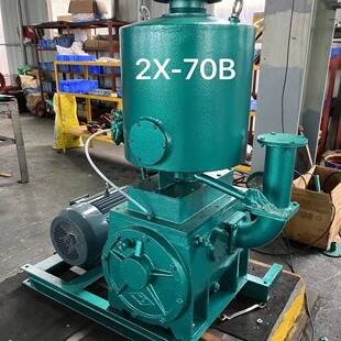 2x70b真空泵工业抽真空机旋片式真空泵配套真空箱脱泡机消泡机