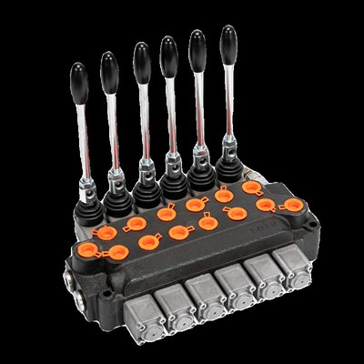 新款ZT12多路阀手动换向阀 双向分配阀 控制单双向油缸马达 改装