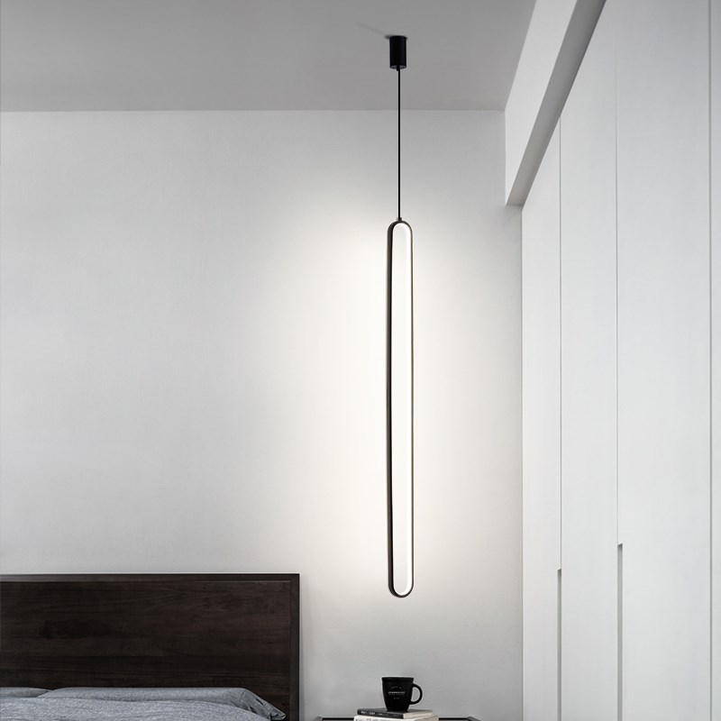 极简小吊灯北欧简约卧室床头灯创意客厅背景墙吧台氛围灯轻奢灯具