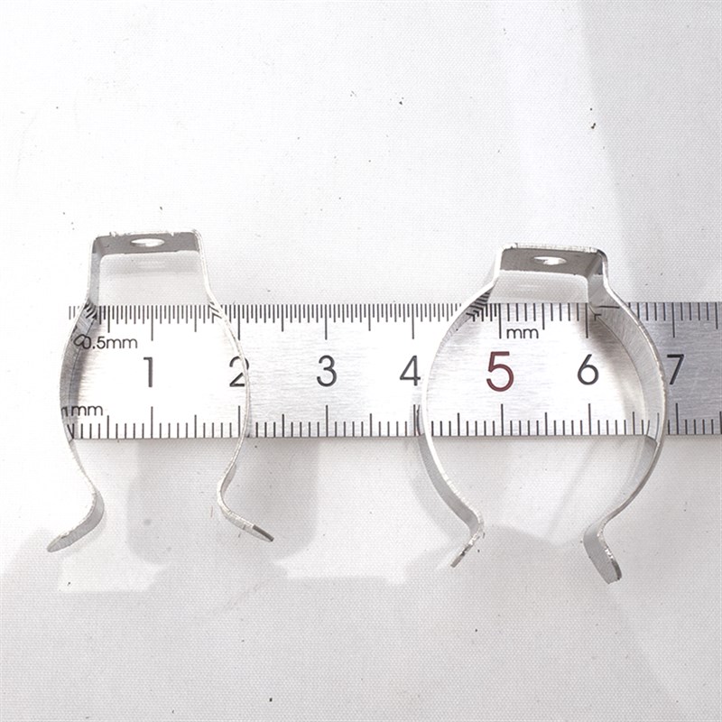 T8 T10 灯管夹子 光管固定件 LED灯管夹 圆环 U形 卡子配件不锈钢