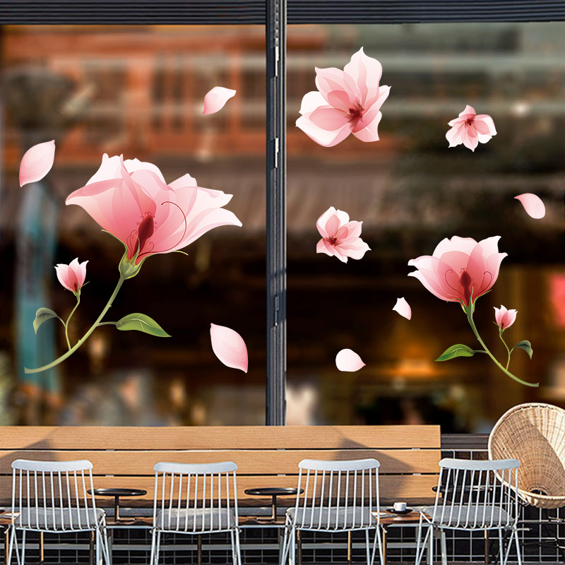 3d立体玻璃门贴纸防撞墙贴画客厅阳台窗户厨房装饰卫生间窗花窗贴