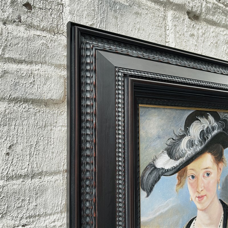 实木欧式复古典油画框外框条装裱画框相框定制任意大尺寸线条玻璃