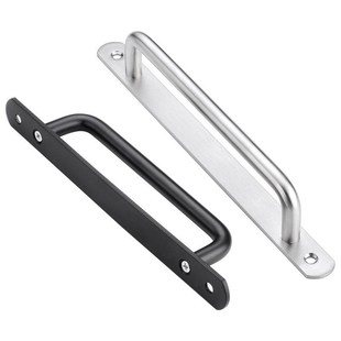 高级感免打孔不锈钢衣柜移门推拉手抽屉把手橱柜子提手柄明装玻璃