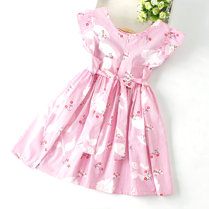 女童夏装连衣裙儿童短袖纯棉碎花裙子小女孩夏季超洋气甜美公主裙