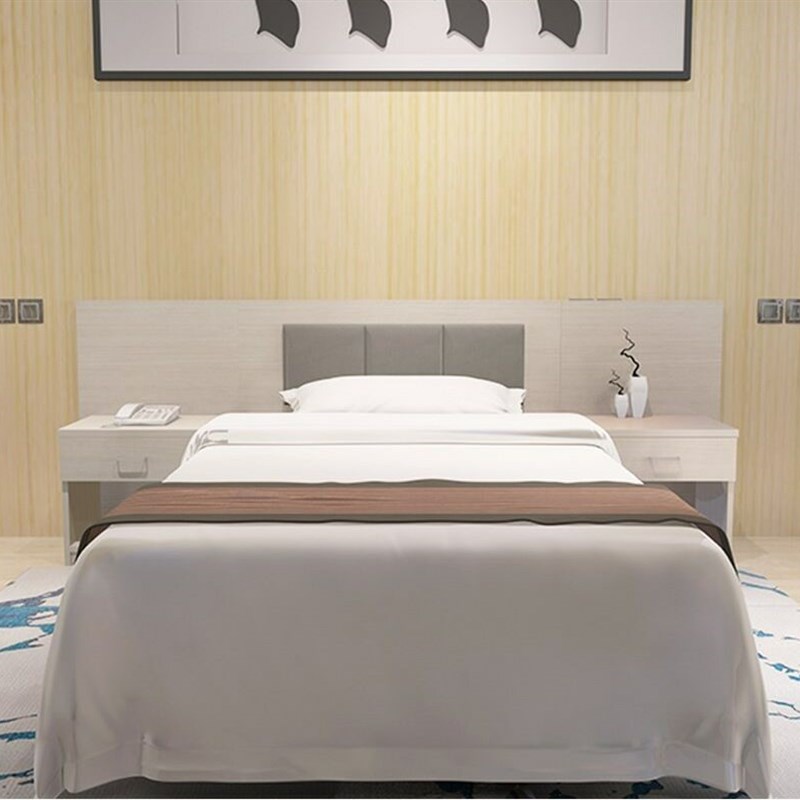 快捷酒店宾馆客房家具标间单间全套1.2米1.8米床电视柜桌旅馆旅店