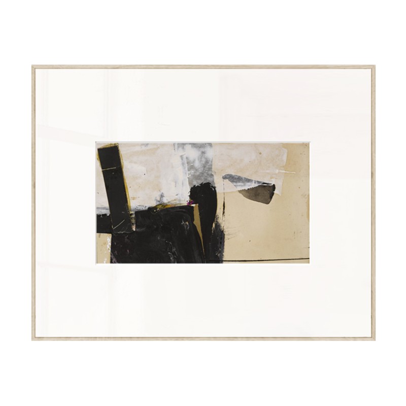 丘山生活 北欧抽象艺术小众装饰画 笔触色块桌面挂画样板间酒店图片