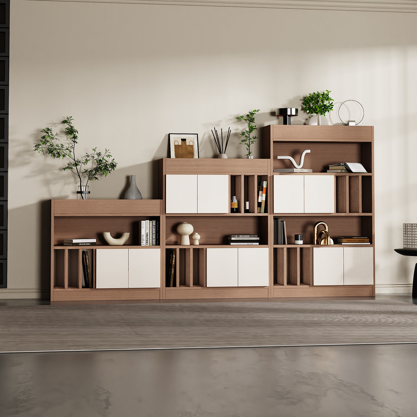 办公室隔断柜木质文件柜储物柜屏风装饰花槽柜置物架工位遮挡边柜,商业/办公家具,办公储物柜,淘宝优惠券,粉丝福利购,淘宝优惠卷