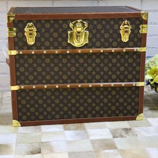 软装样板房复古床头柜 客厅储物柜 展厅卖场装饰摆件别墅收纳柜子