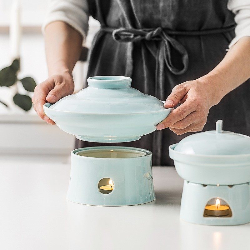 陶瓷带盖鲍鱼海参盅带盖加热保温炖盅辽参盅酒店餐厅饭店餐具