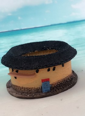 心里沙盘沙具建筑 永定土楼四菜一汤 客家南靖土楼群C款 A-809-C