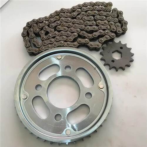 适用CBT125春兰豹CM125链轮QJ150-J套链JH125-31牙盘链条CL125-3