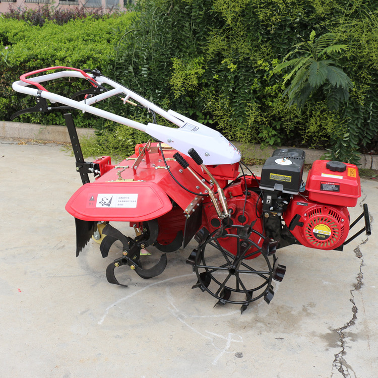 志成手扶式汽油旋耕机 多功能田园管理机 开沟培土一体机