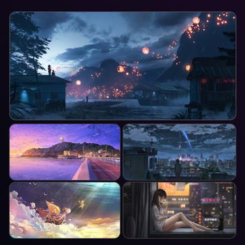 电脑桌布高级感PVC防水男生游戏键盘垫学生宿舍定制桌垫办公桌垫