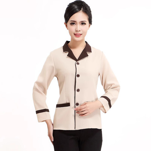 保洁服长袖秋冬装 酒店宾馆客房PA保洁制服 保洁工作服清洁员服装