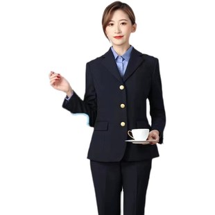 铁路局专用路服西服外套 工作服19式 铁路制服春秋男女士西装 套装