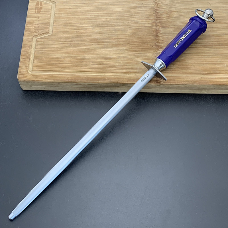 屠宰专业快速磨刀棒磨刀棍卖肉专用细纹挡刀棍厨房磨剪刀菜刀神器