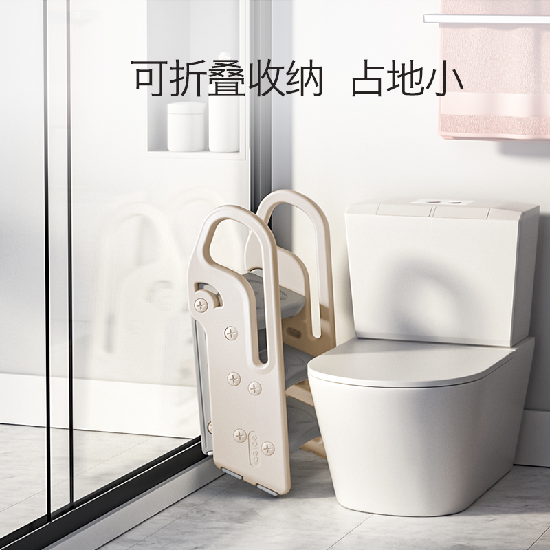 儿童洗手梯可折叠宝宝洗漱台阶扶手楼梯脚踏凳洗脸踩脚增高垫脚凳