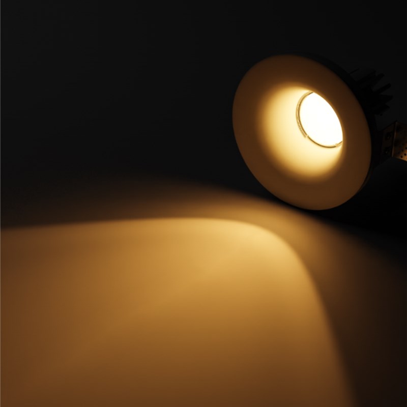 全光谱吊顶石膏灯射灯无边框led护眼客厅防眩光嵌入式预埋COB筒灯