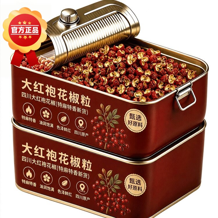 新货大红袍花椒粒食用特级500g正宗四川汉源批发花椒调料特麻磨粉