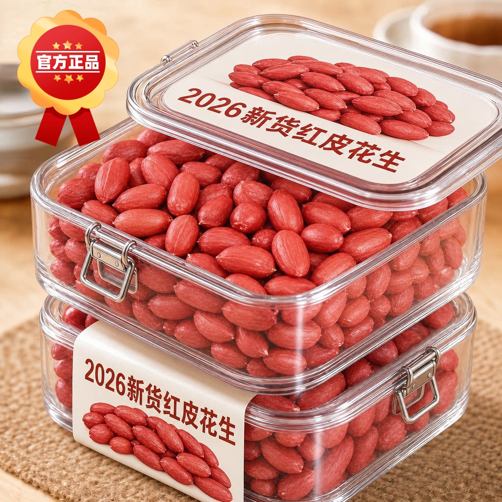 2026新货云南小粒红皮花生粒红花生红衣花生仁八宝粥健康新鲜当季