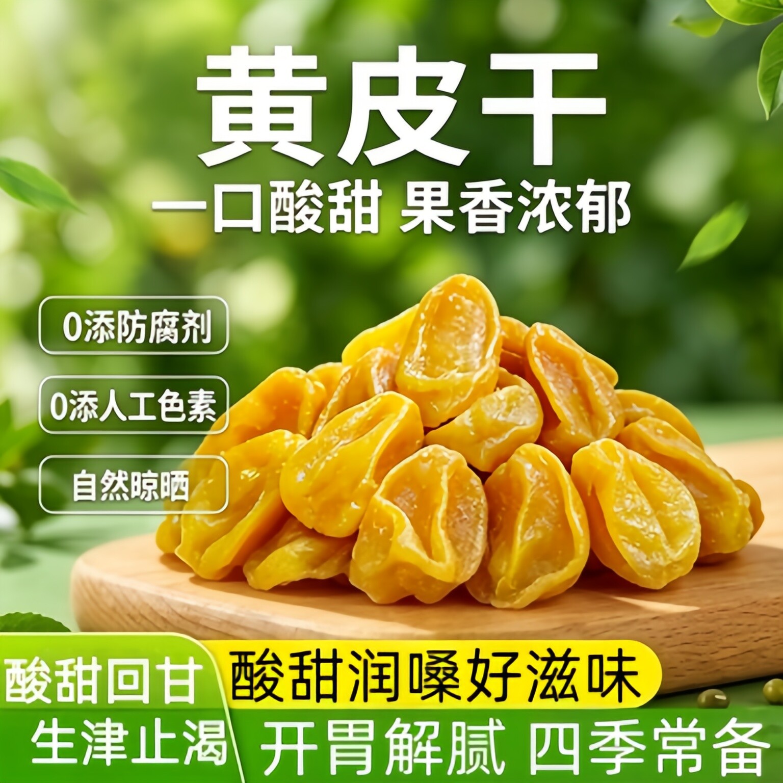 央妈推荐竹盐黄皮干新鲜罐装官方旗舰店竹蜂盐黄皮无核黄皮果干果