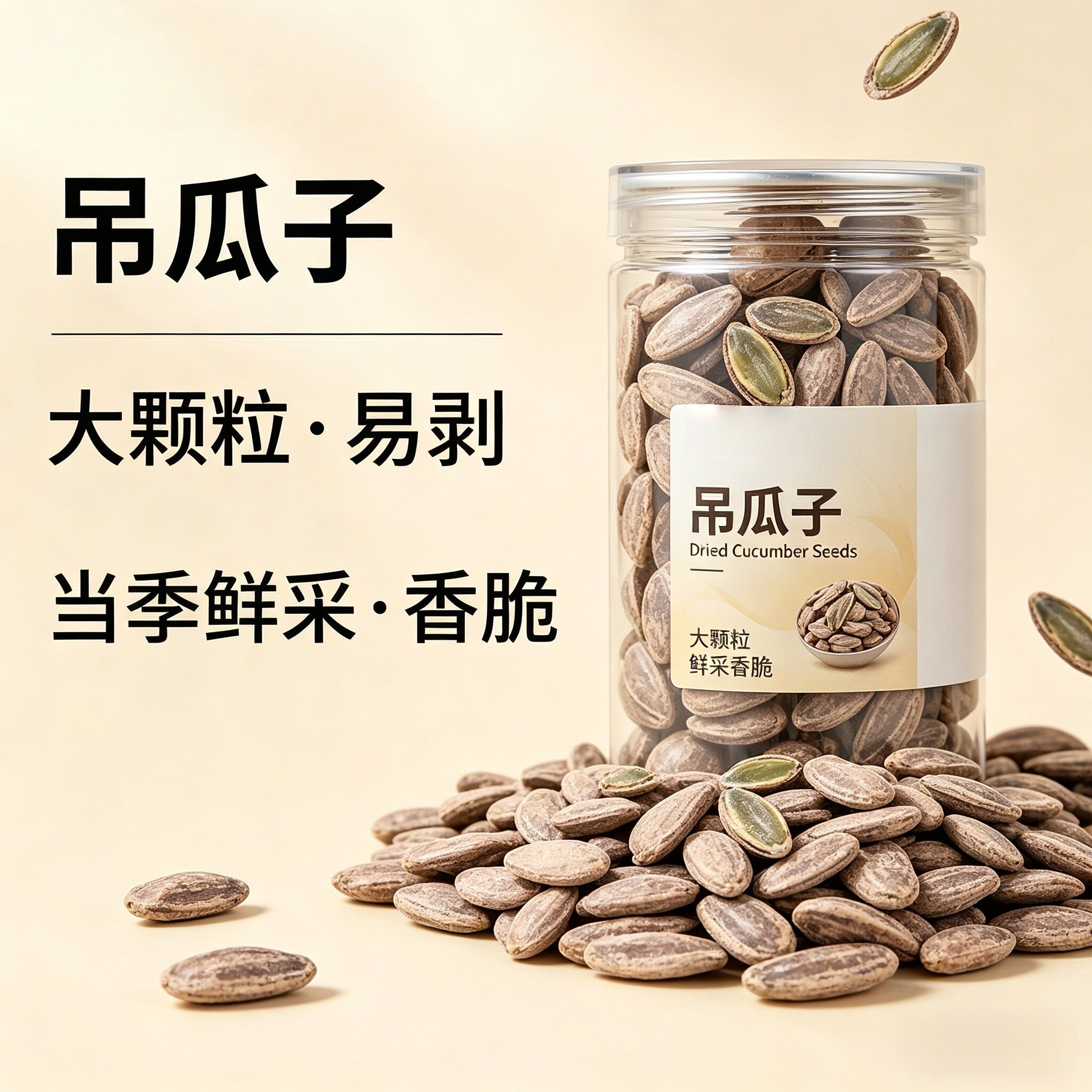 央妈推荐吊瓜子奶油味2026年特大颗粒瓜蒌籽坚果炒货零食新货原味