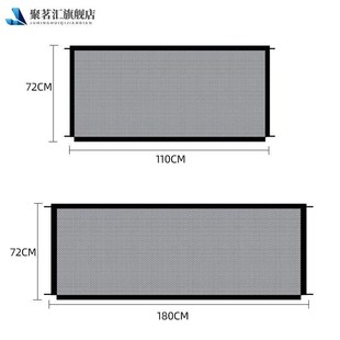防护栏围栏宠物门栏免打孔栏杆家用阳台隔离网神器卧室楼梯口猫咪