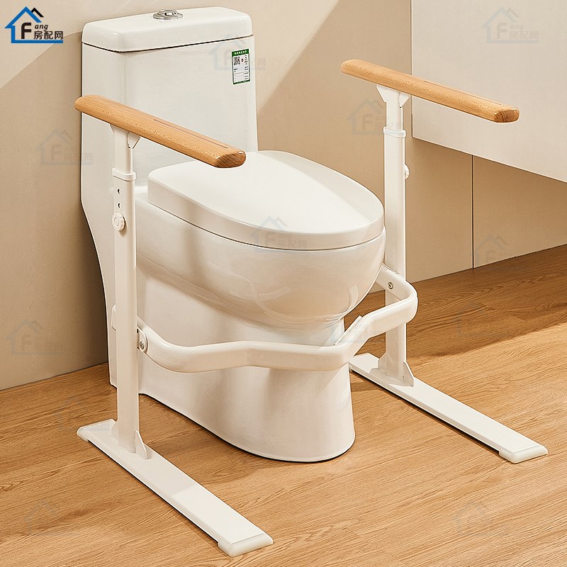 马桶扶手老人栏杆卫生间厕所坐便D器助力架子老年人家用免打孔