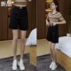 五分阔腿短裤 休闲直筒热新 显瘦高G腰a字5分中裤 女夏薄款 2024新款