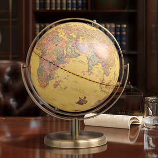 轻奢合金地球仪2025新款客厅玄关办公室高级感摆件高档高端装饰品