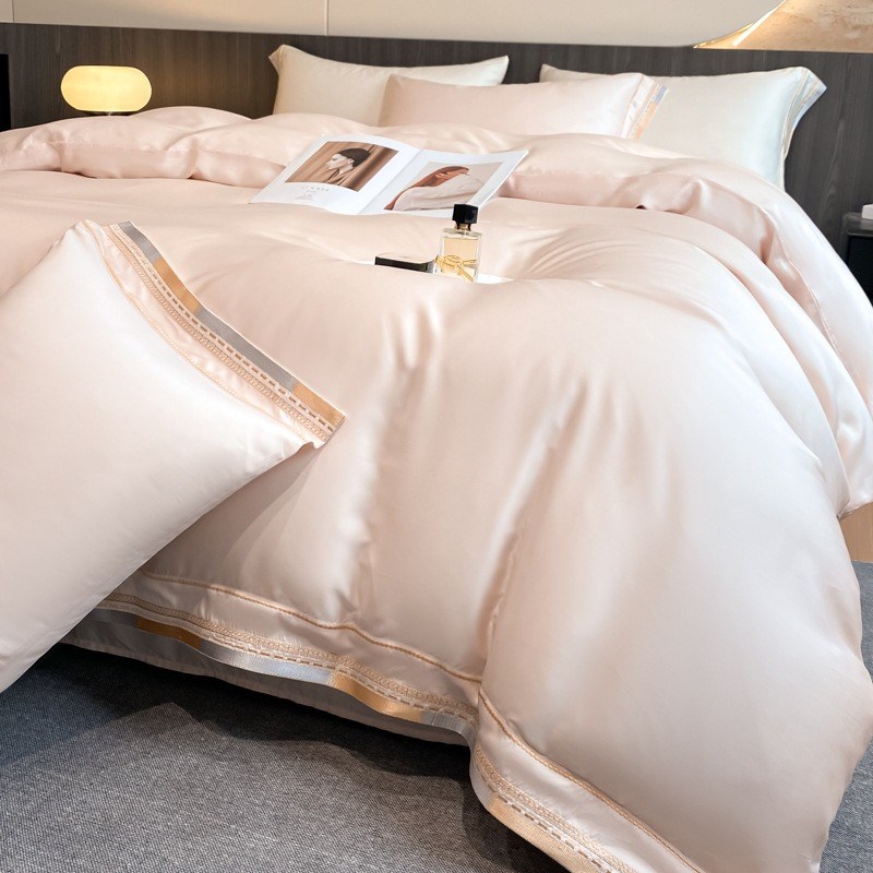 高端A类母c婴级200支全棉加厚磨毛四件套秋冬纯棉床单被套床上用