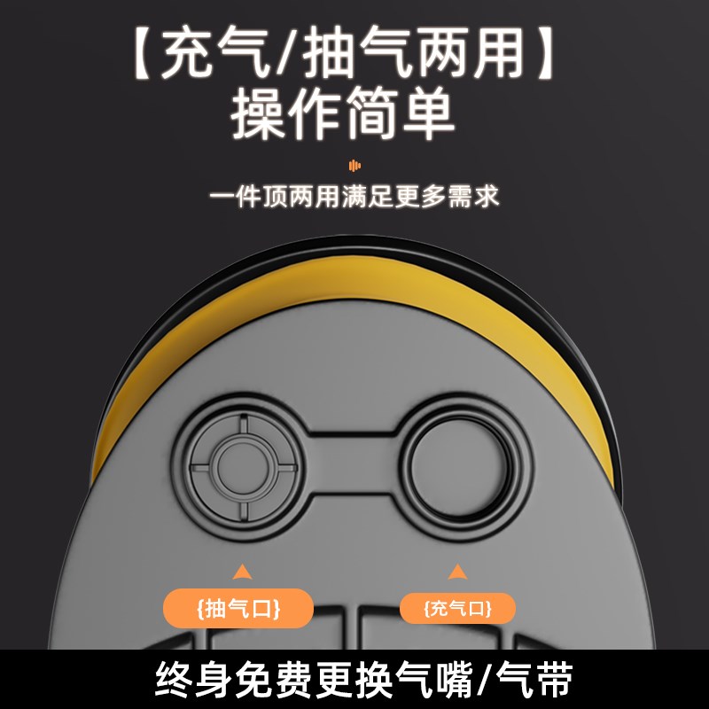 户外充气泵脚踩泵帐篷露营电动气垫床充抽两用一体气泵床垫打气泵