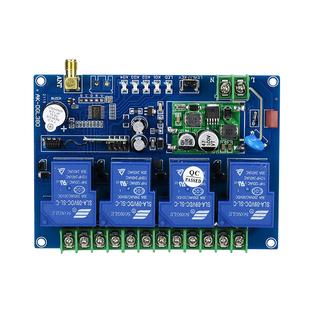 灯具车尾板水泵抽水机开关 12V 48V 220V 380V宽电压4路30A继电器