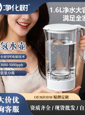 一键制氢水壶SPE电解技术3000ppb氢水壶大容量水素水壶富氢水壶