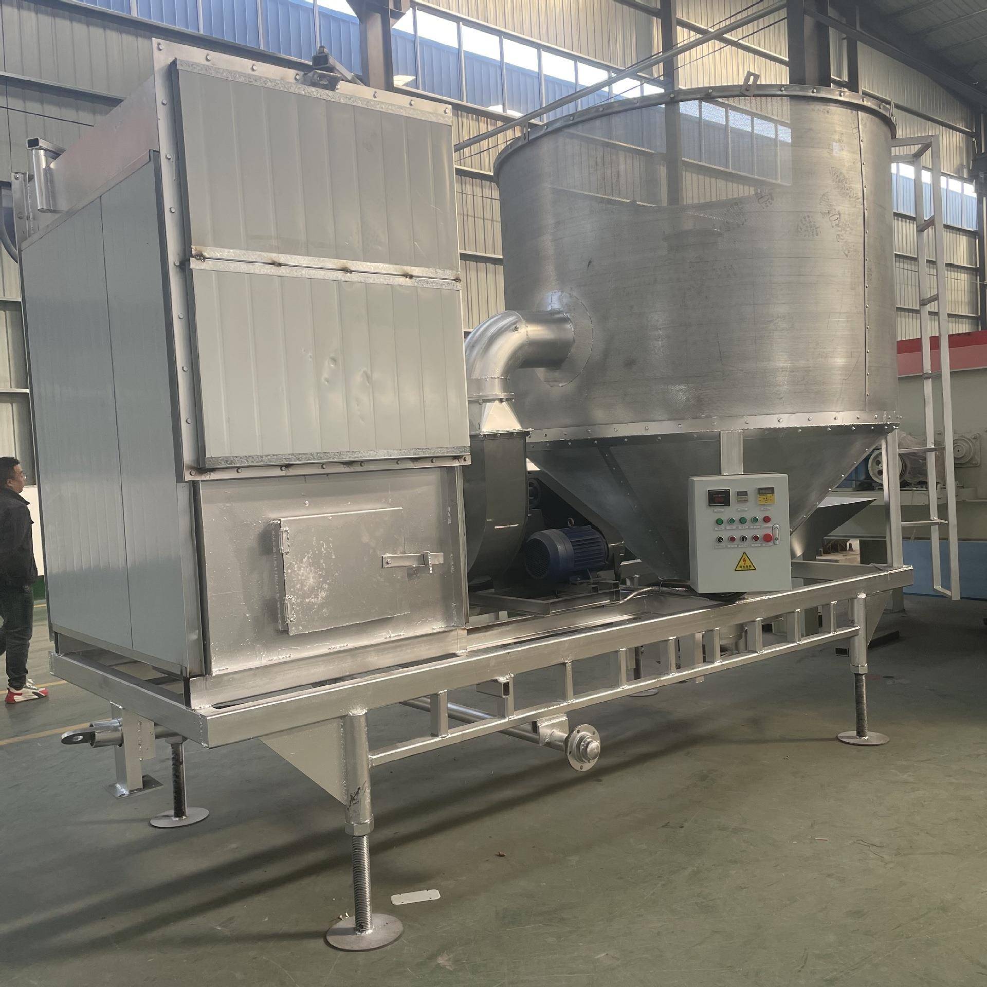 农村家用小麦水稻烘干机烧柴烧煤多种热源3吨小型移动粮食烘干机