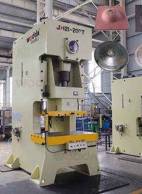 JH21-200t吨气动冲床锚杆托盘冲压成型现货C型冲孔机冲压压力机