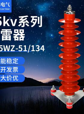 35KV复合绝缘氧化锌避雷器HY5WZ-51/134高压电线路电缆悬挂式座