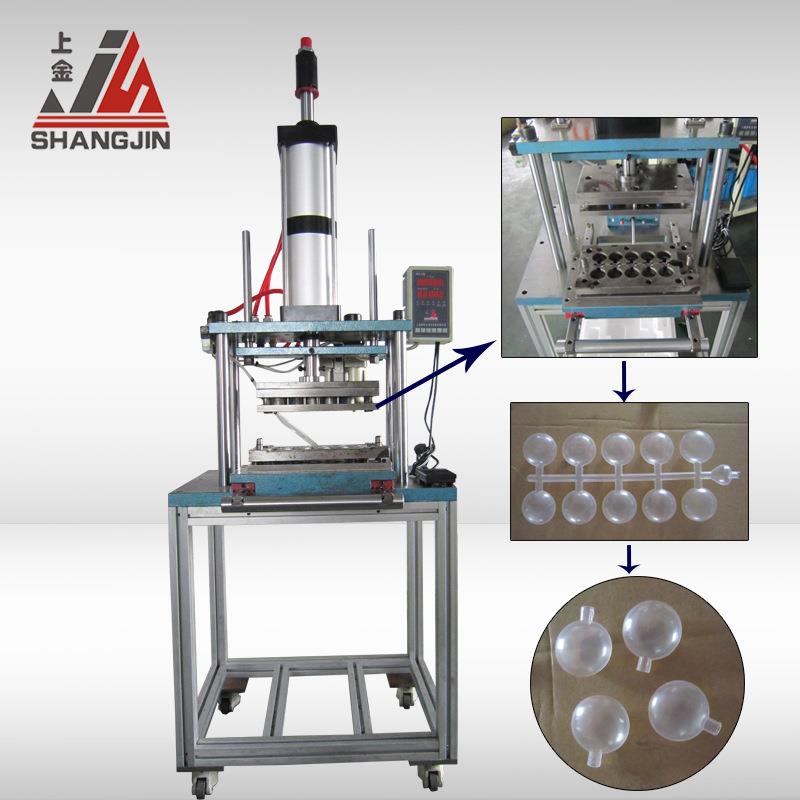四柱气动压力机JBS-1.5QZ气动冲床半自动切料机带移动托盘可调