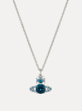 【新品】西太后Ismene Pendant蓝宝石吊坠项链女小众高级感锁骨链