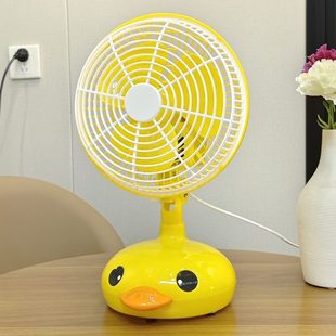 风扇宿舍大风力静音小风扇台式 电风扇家用床头床上小型夹扇插电式