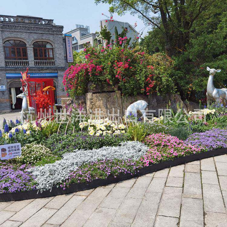 不锈钢弧形管雕塑户外景观小品 花境爬藤架 商业街网红打卡装置