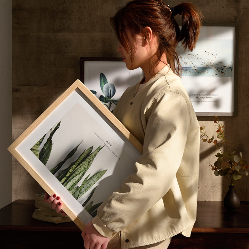 实木相框a4大小画框装裱10寸11寸12寸14寸16寸18寸20寸32寸40寸