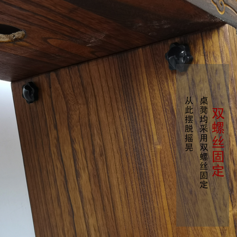 古琴桌凳专业可拆卸便携式禅意简约书法桌中式仿古实木共鸣箱琴桌