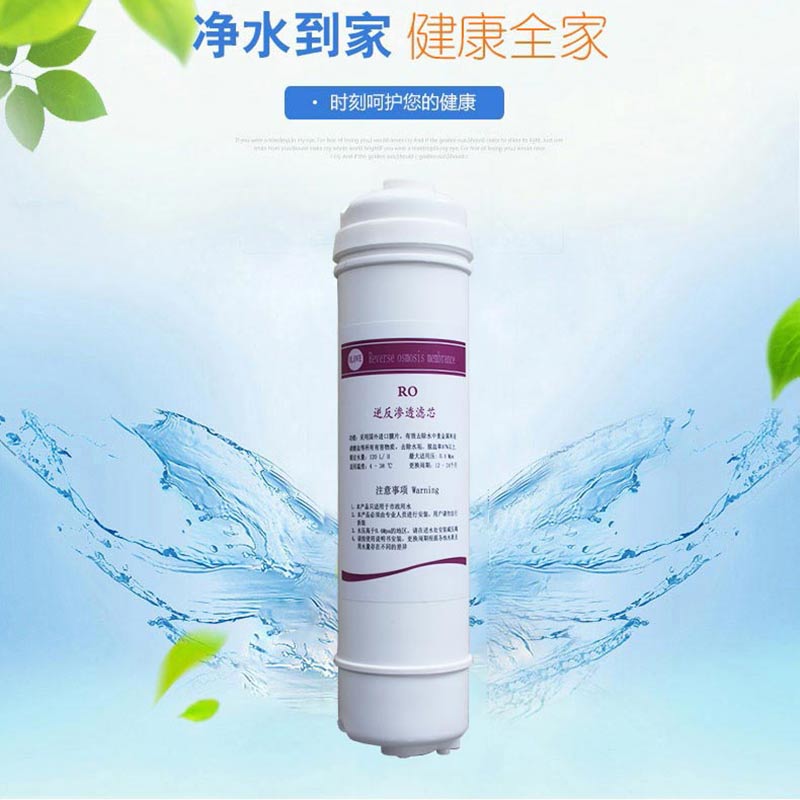 ro膜滤芯净水器家用反渗透直饮纯水机快接通用一体式插口10寸配件