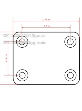 电吉他Fnd吉他连接板 亮光金色银色 哑光黑色钢牌加强板带螺丝